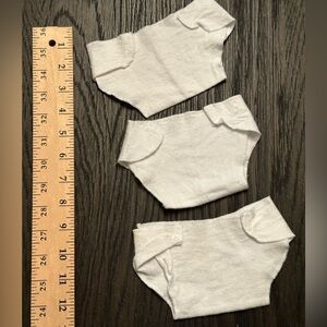 American Girl White Doll Diaper Covers